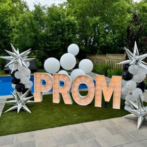 Light Up PROM Marquee Letters