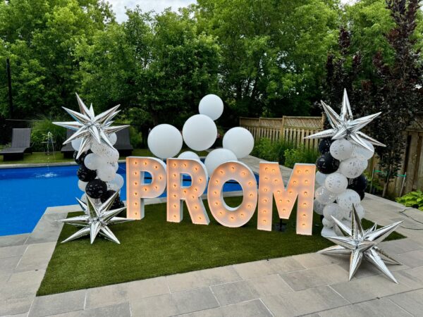 Light Up PROM Marquee Letters