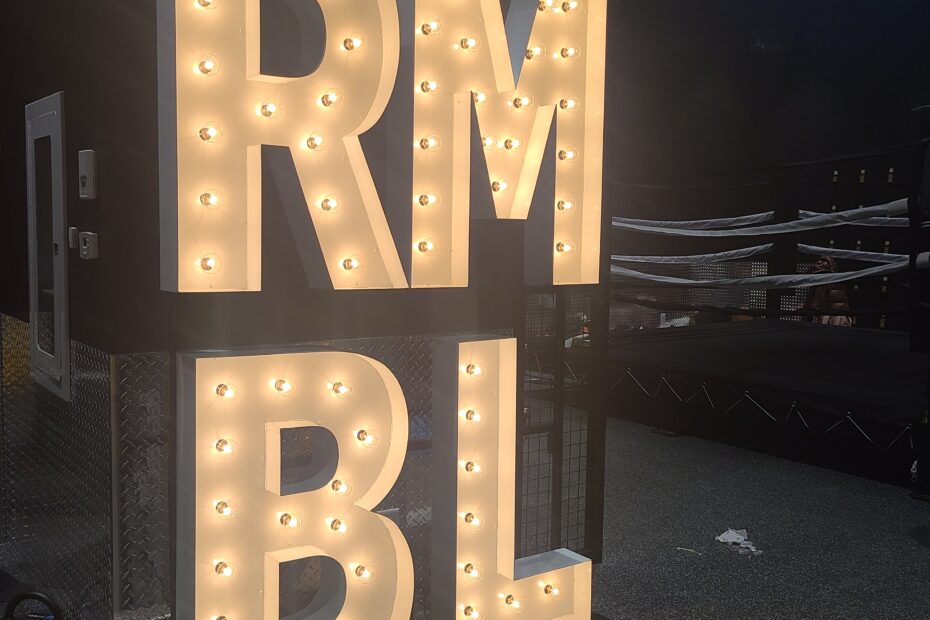 RMBL Boxing Marquee Letters