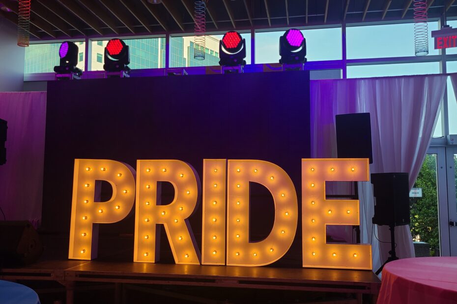 PRIDE Marquee Letters