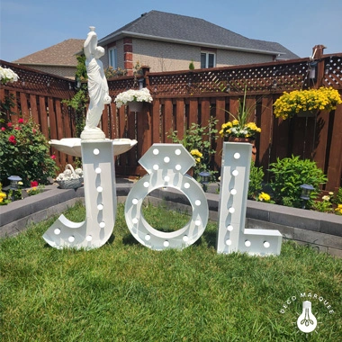 Light Up Ring Marquee